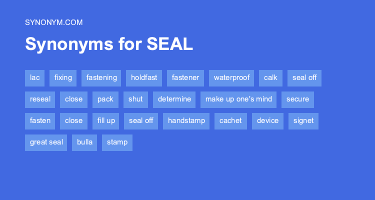 antonyms of seal