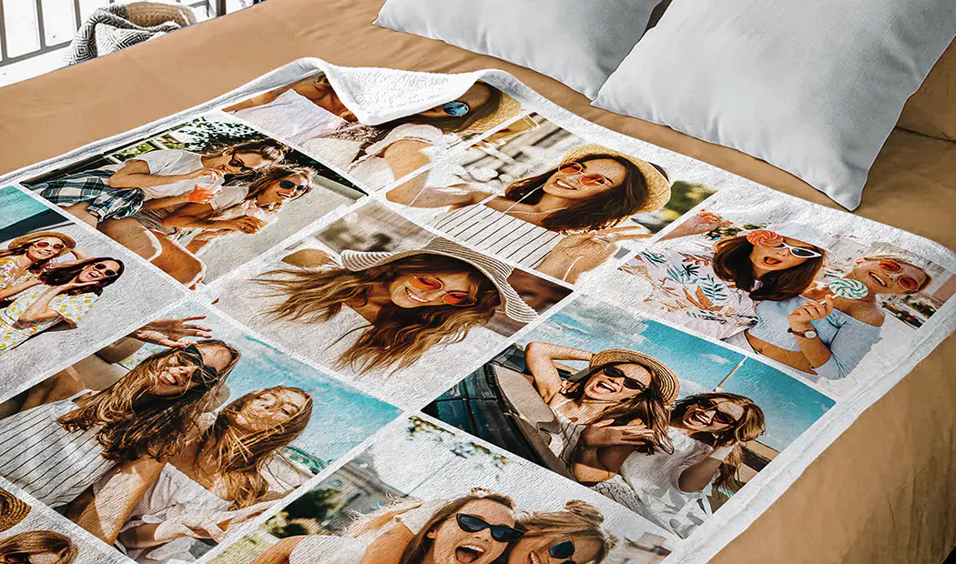 picture blankets personalized