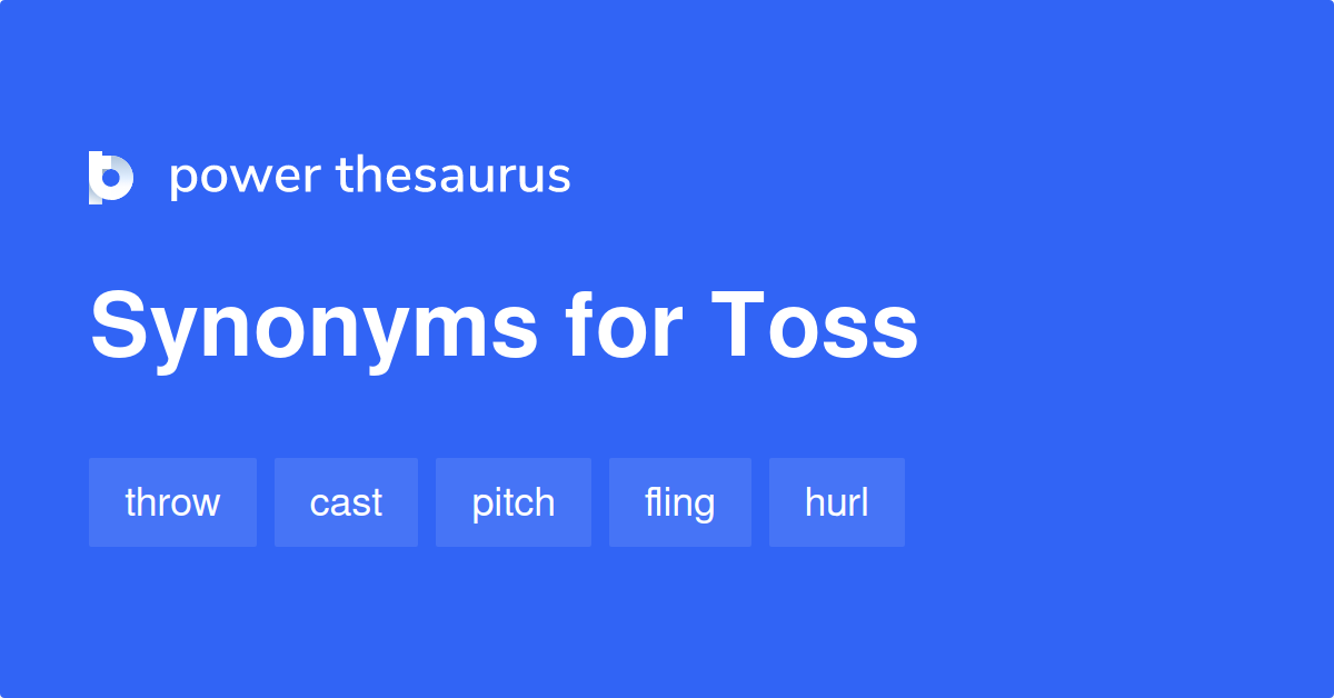 synonyms for toss