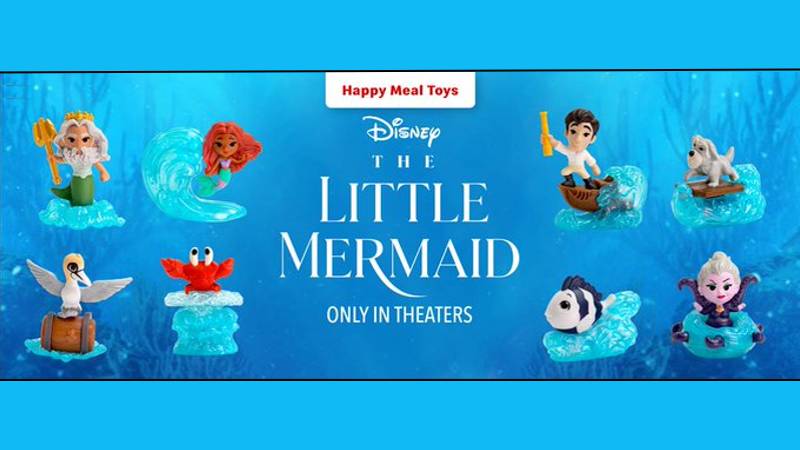 little mermaid mcdonalds toys