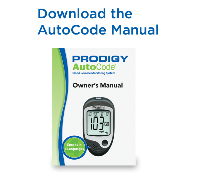 prodigy glucose meter manual