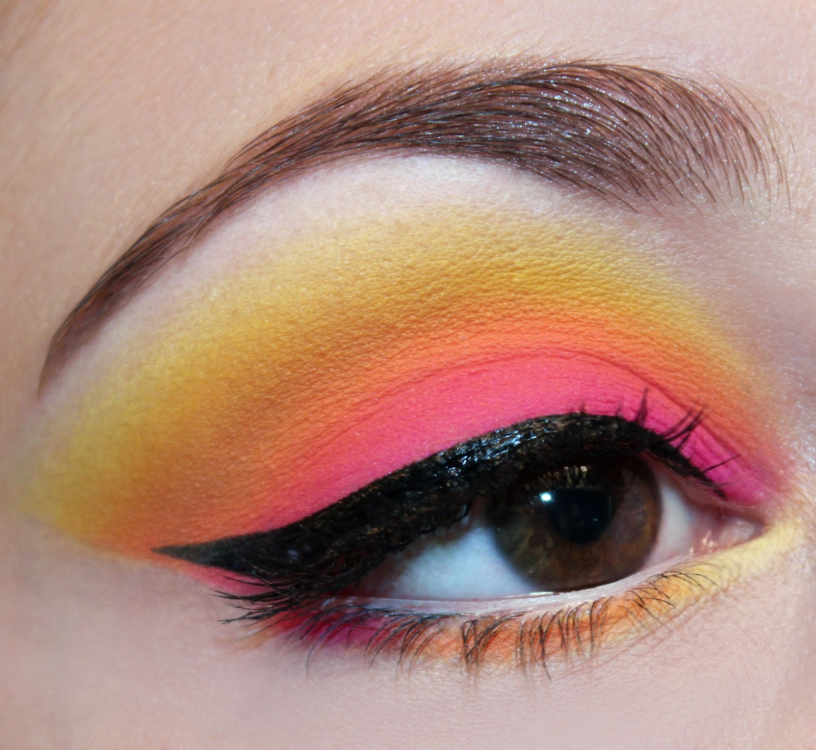 sunset makeup