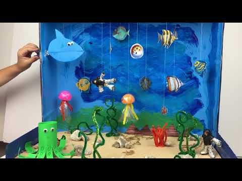 under the sea diorama