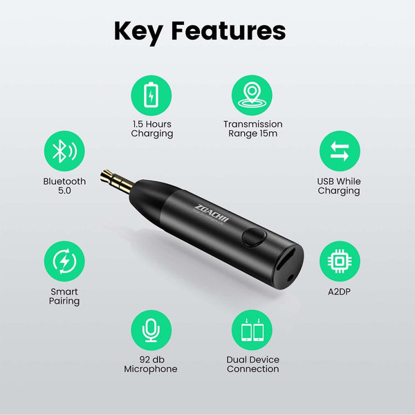 3.5 mm to bluetooth adapter