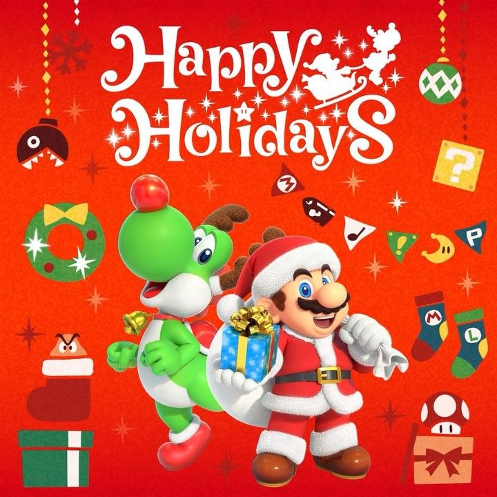 merry christmas mario