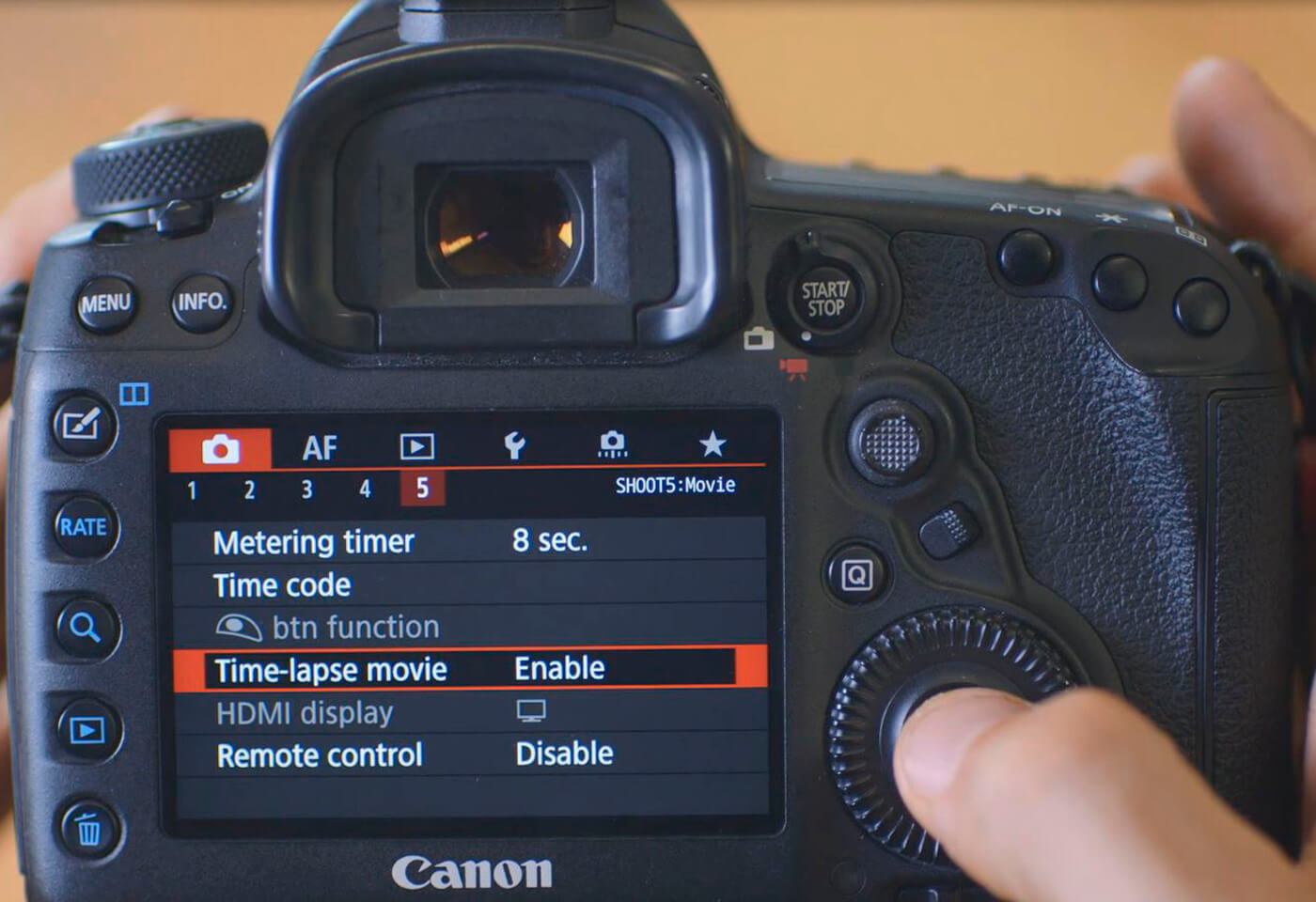 canon rebel t3 time lapse