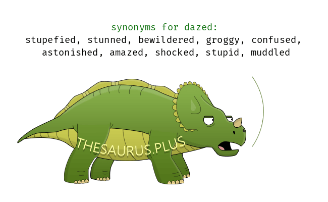 dazed thesaurus