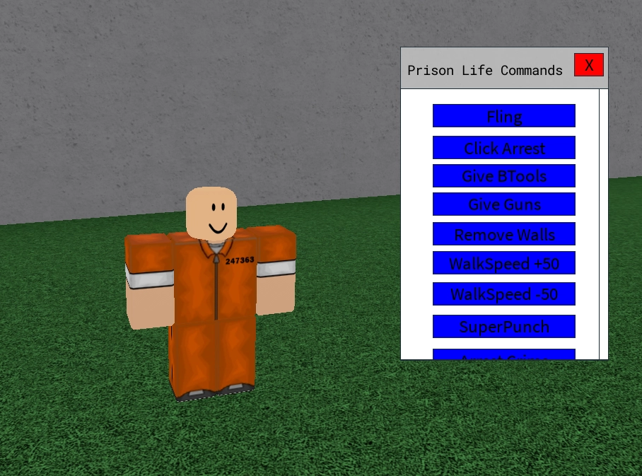 prison life admin script