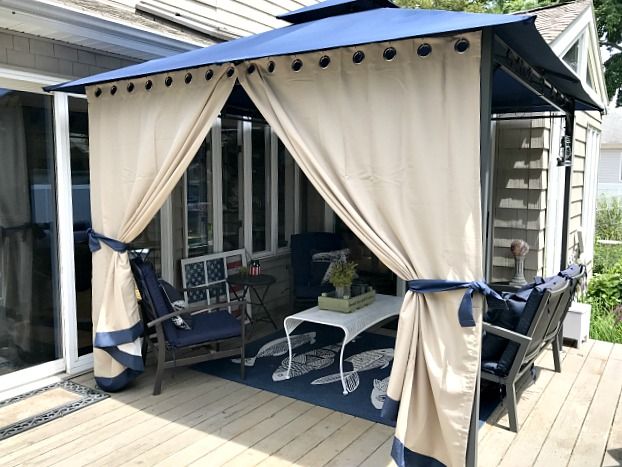 outdoor gazebo curtains