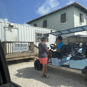 top deck golf carts