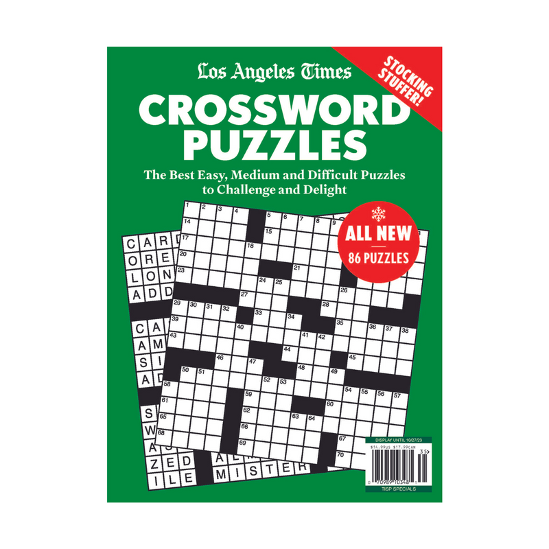 l.a. crossword puzzle