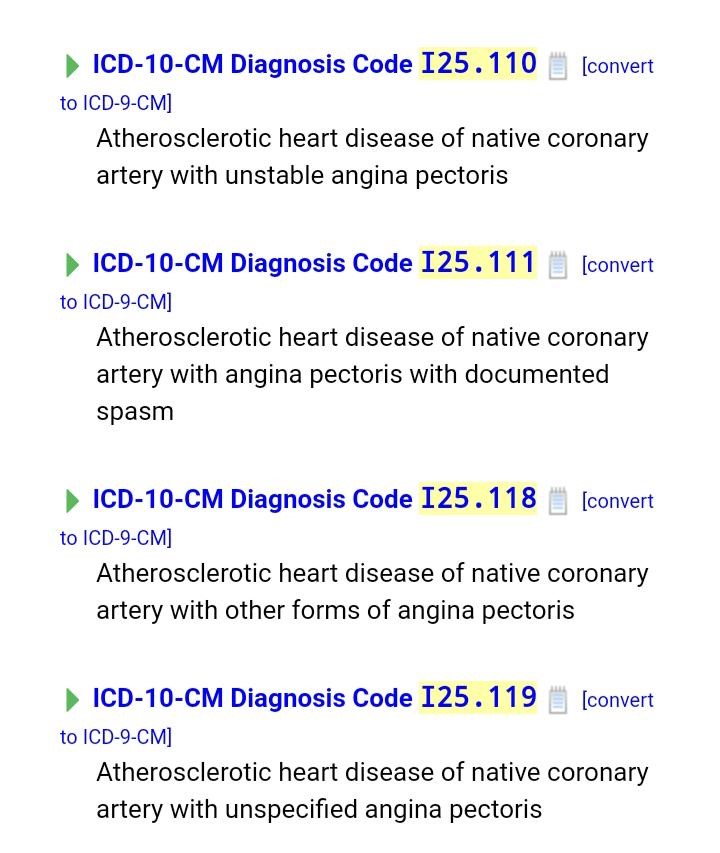 icd code for cad