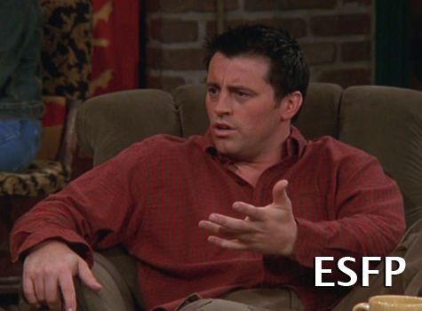 joey friends mbti