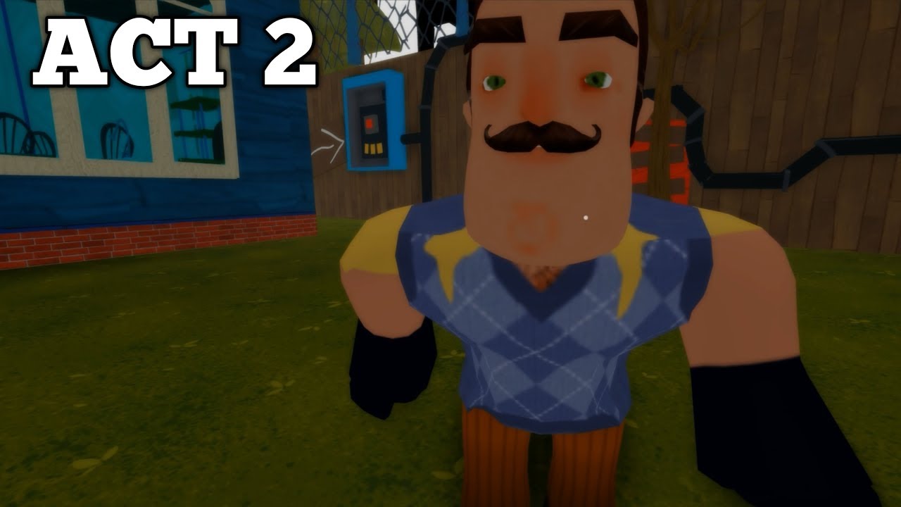 hello neighbor roblox act 2