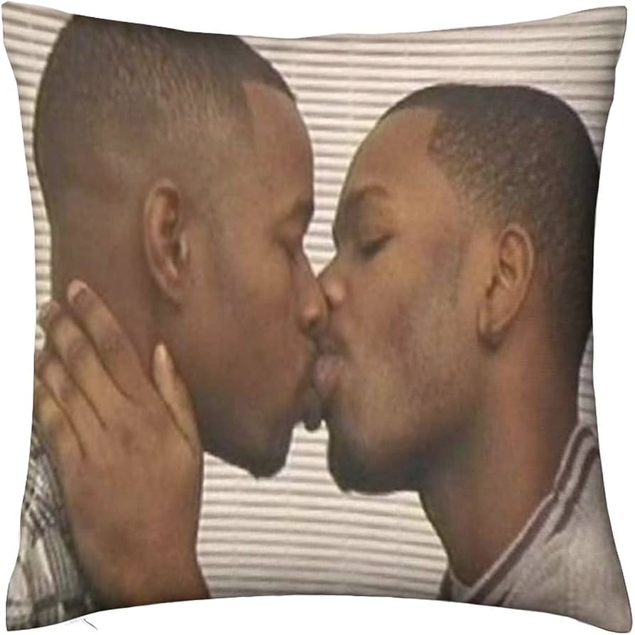 black men kissing