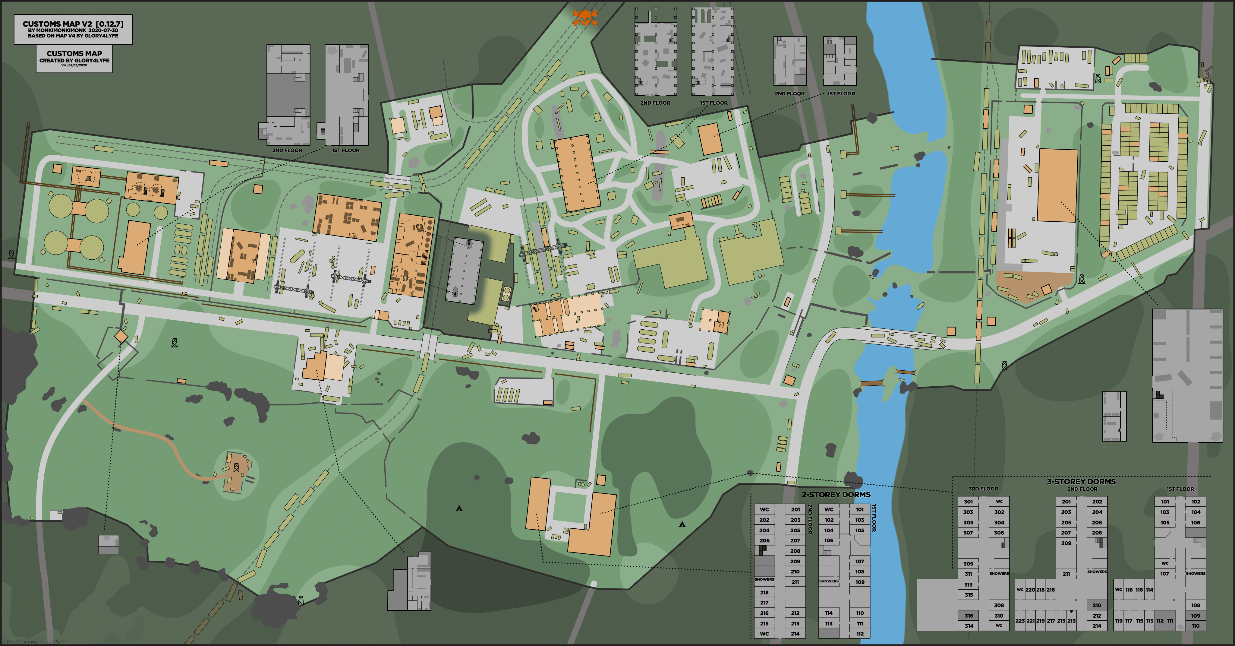 customs maps tarkov