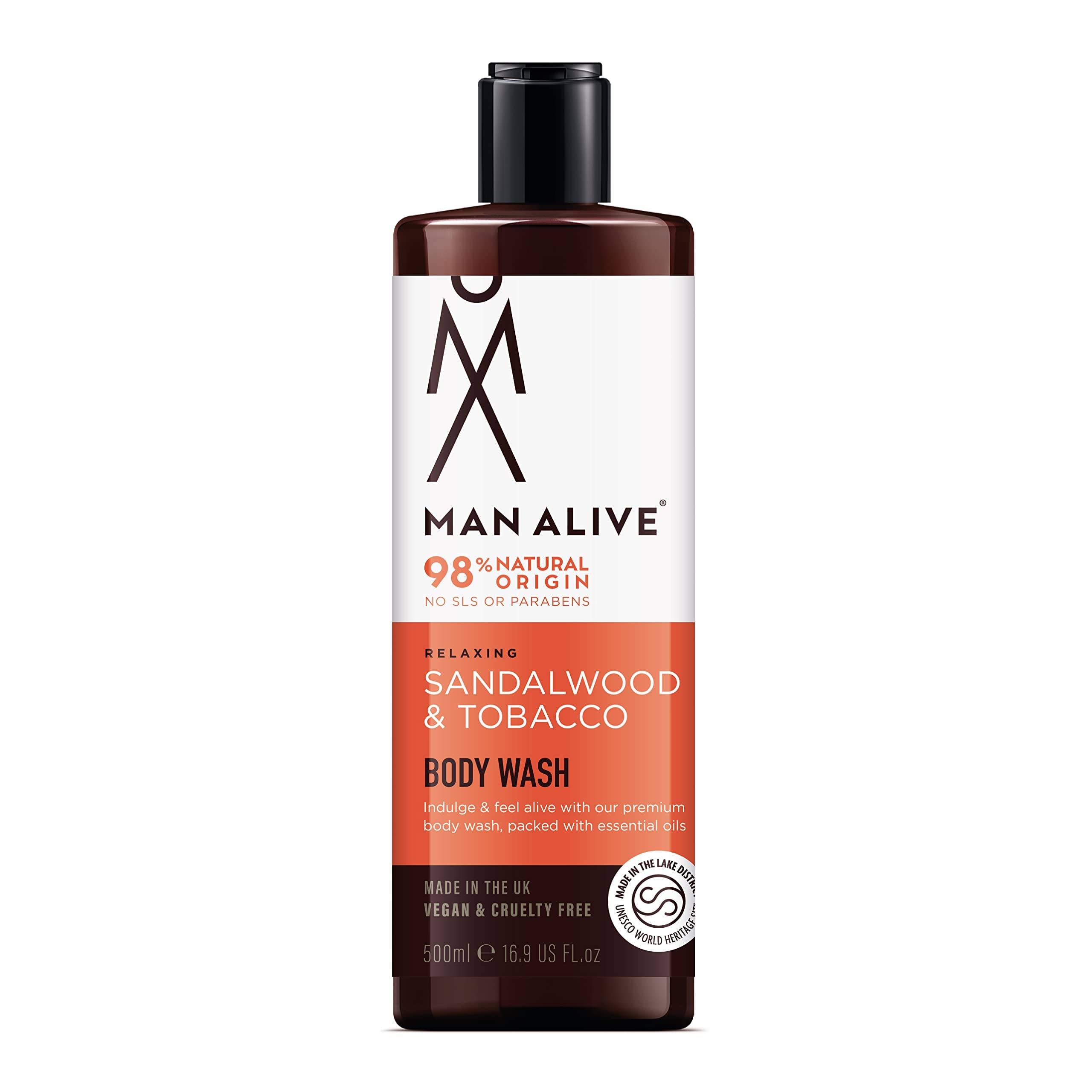 man alive shower gel