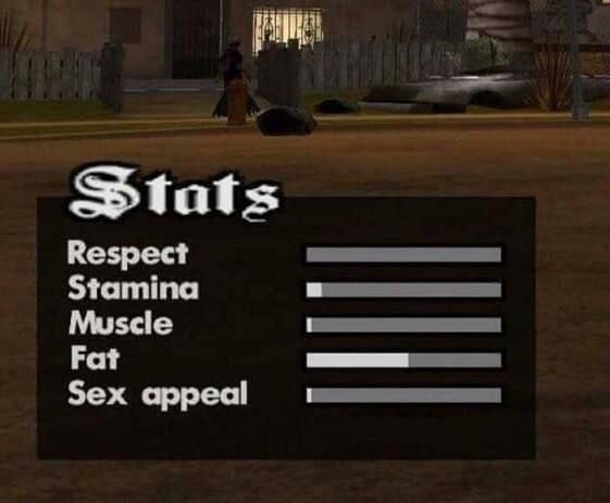 gta san andreas stats