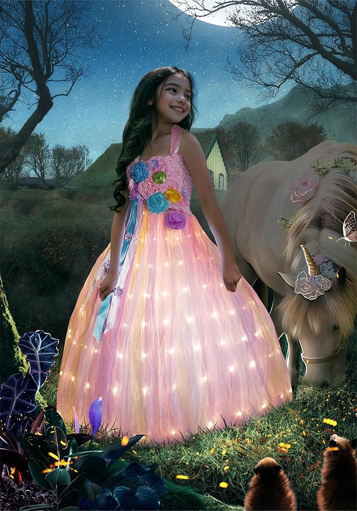 light up princess dress