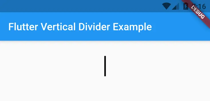 vertical divider in flutter