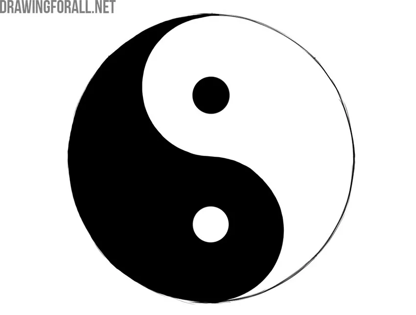 ying yang drawings