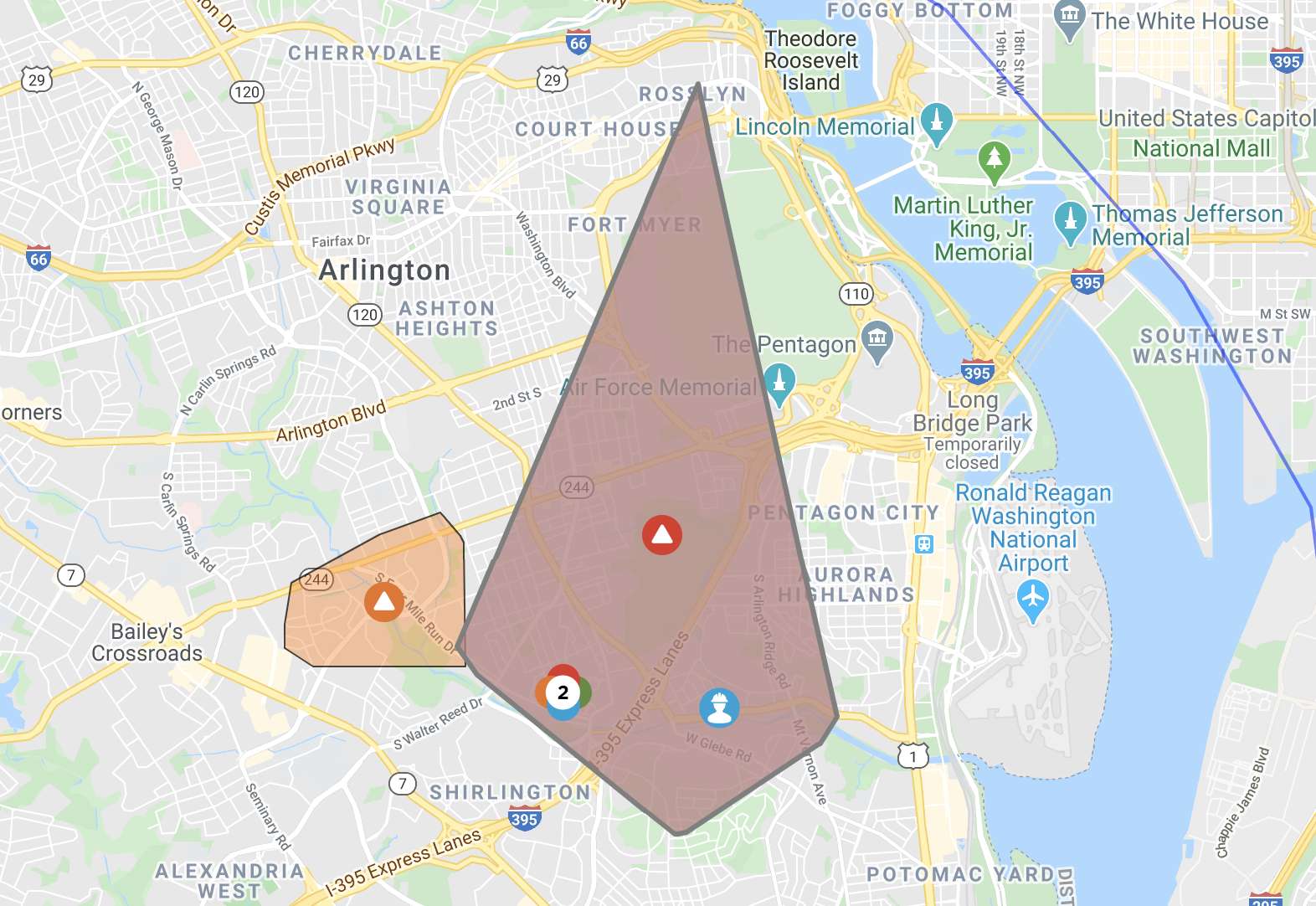 power outage in arlington va