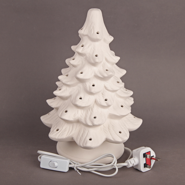 ceramic christmas tree lamp