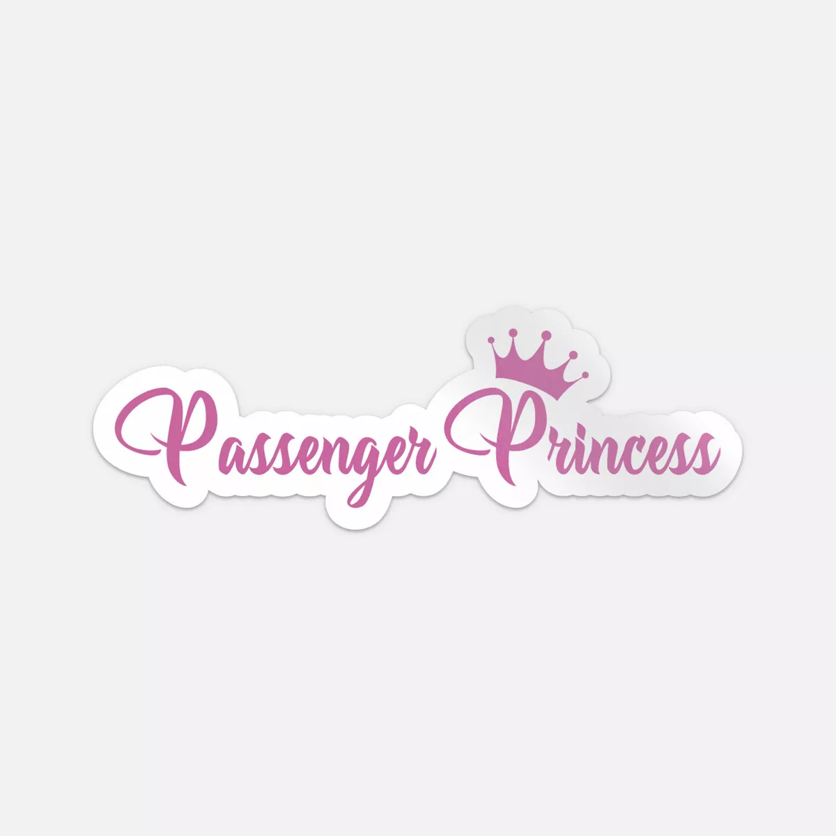 passenger princess sticker