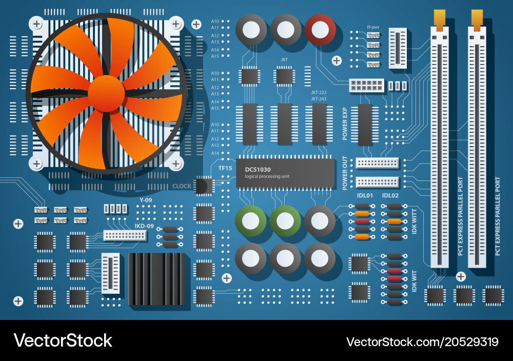 motherboard vector