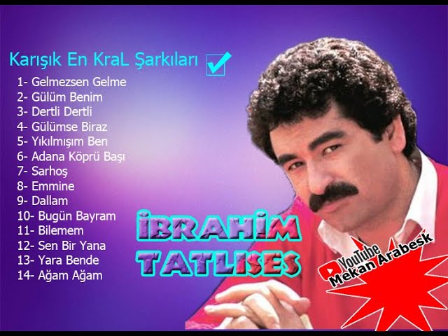 ibrahim tatlıses 2009 albümü şarkıları listesi