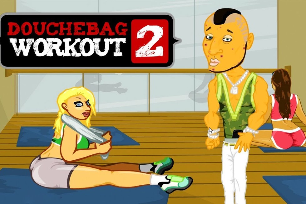 douchebag workout hacked