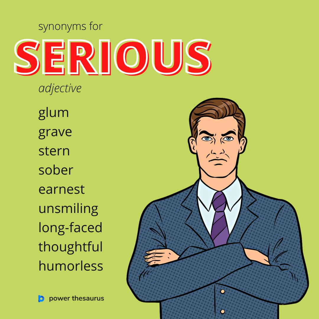 serious synonym