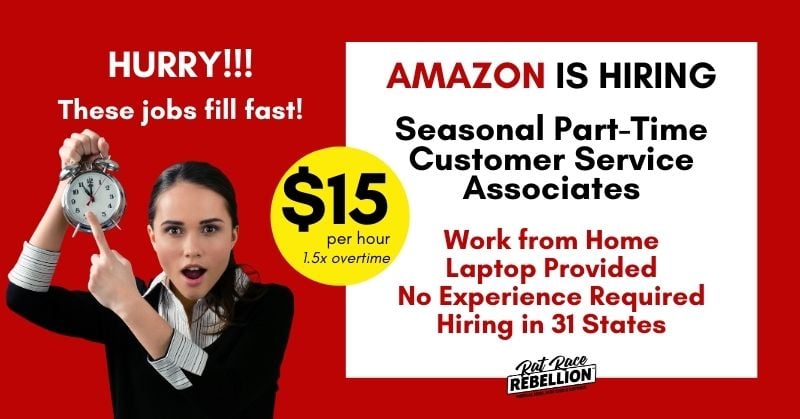 amazon hiring part time