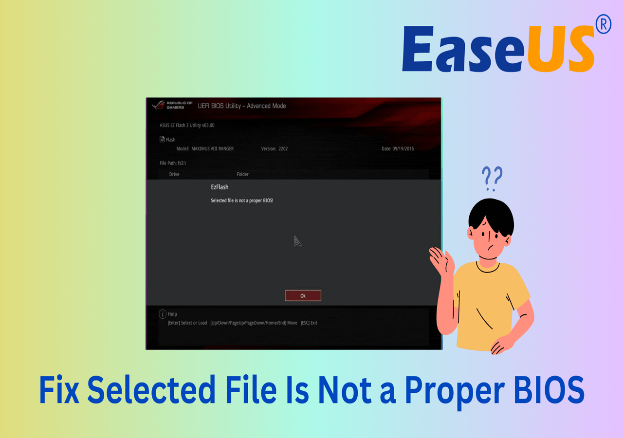 selected file is not a proper bios