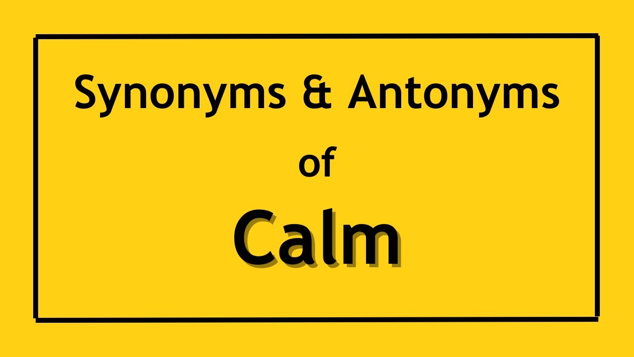 relaxation antonym