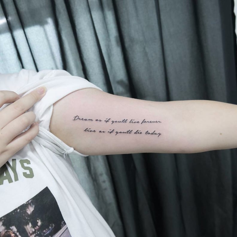 tattoos with meaningful sayings for guys