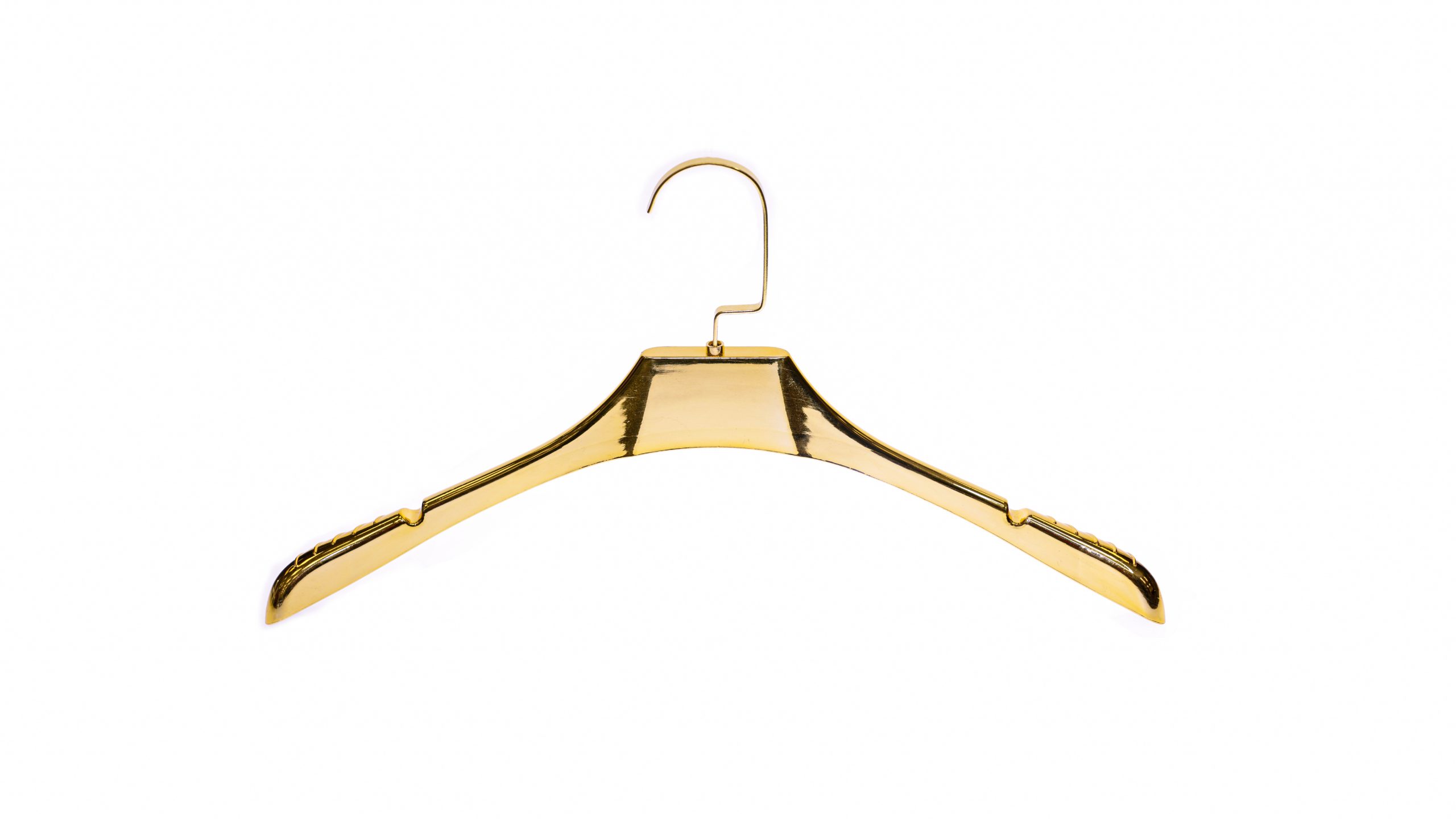 gold clothes hangers