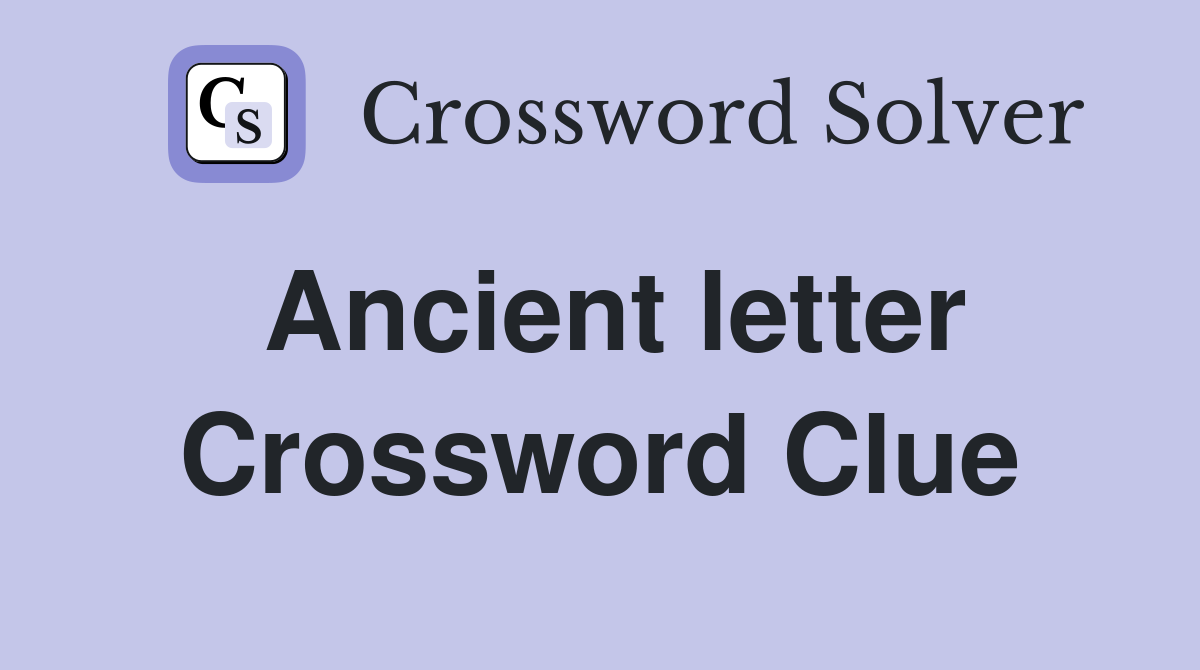 crossword frat letter