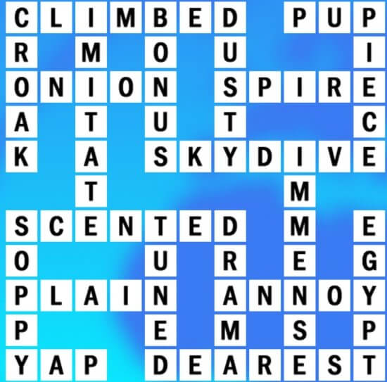 crossword clue highest