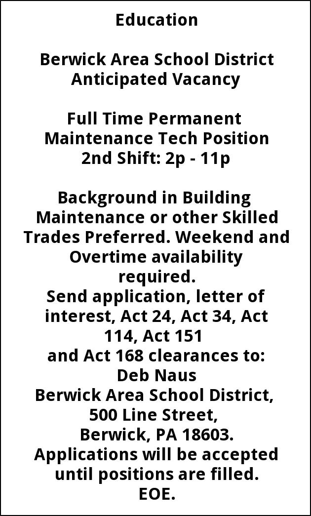 jobs in berwick