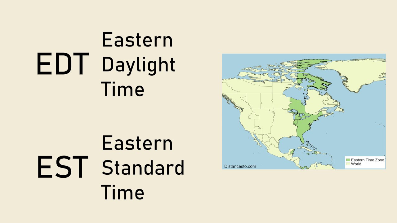 time zone edt