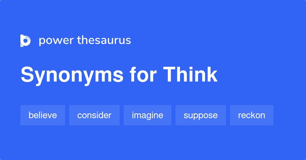 synonym think