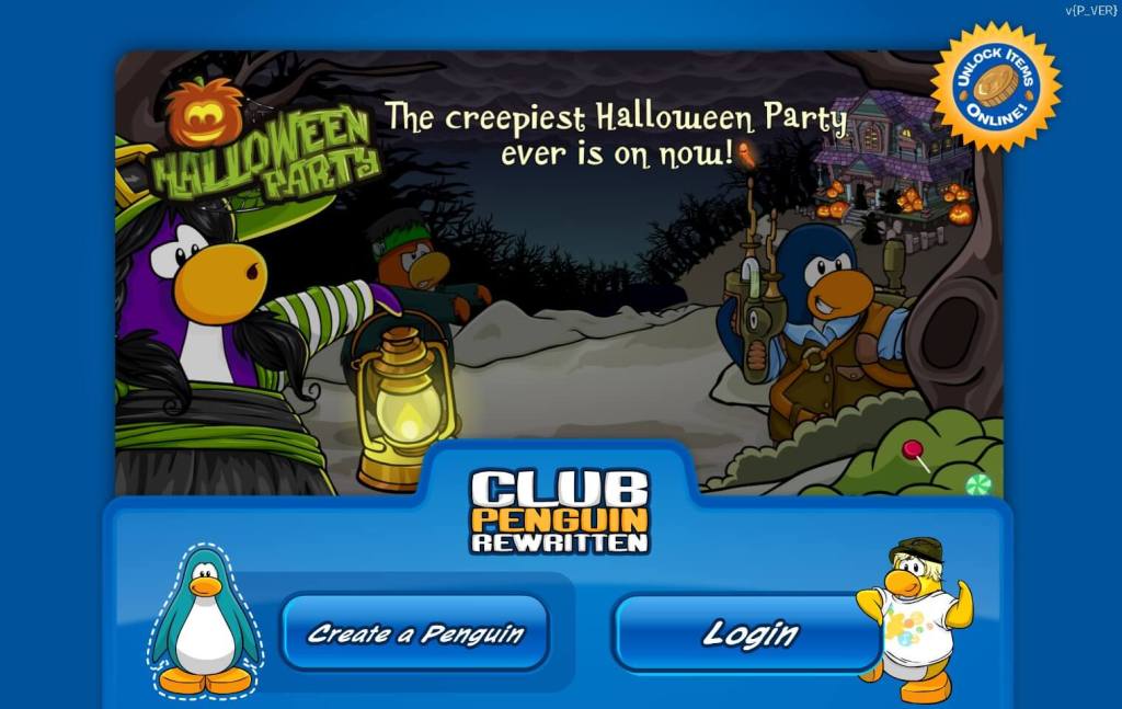 club penguin rewritten register