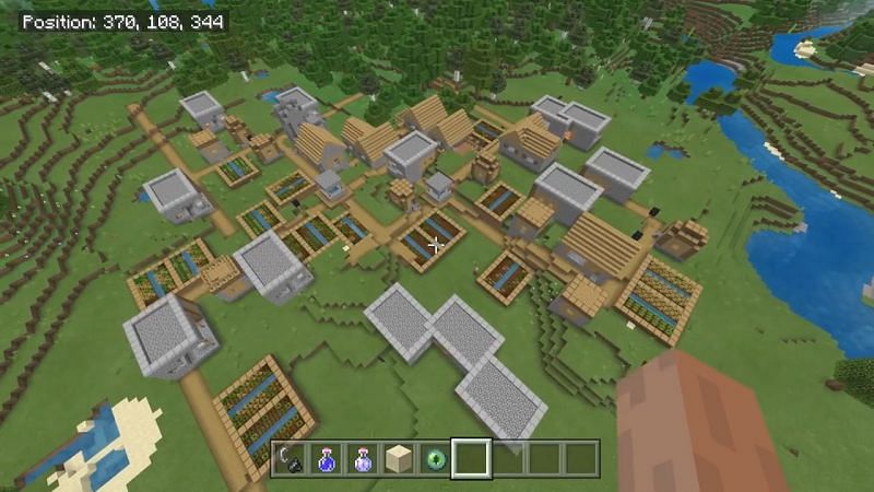 large village seed minecraft