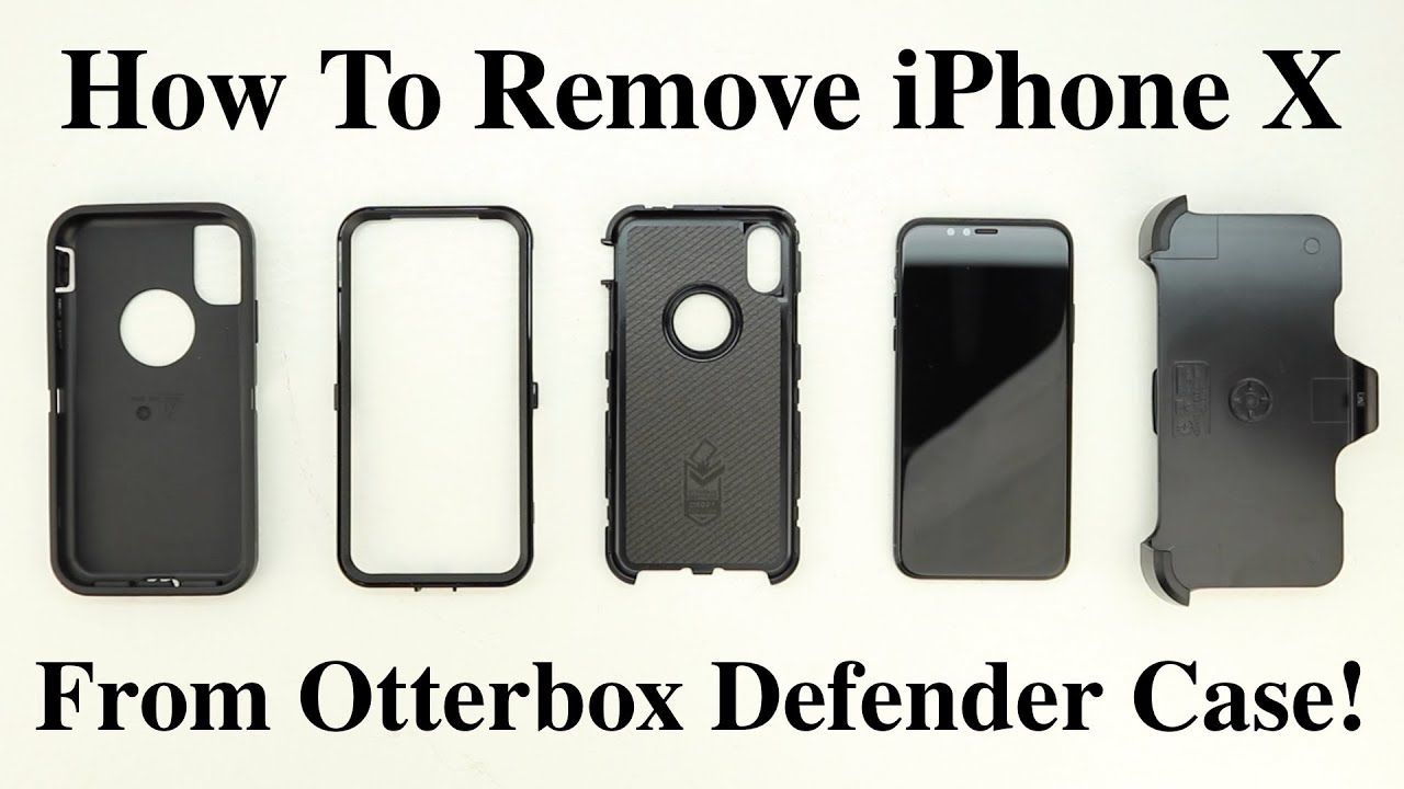 how do i open the otterbox defender case