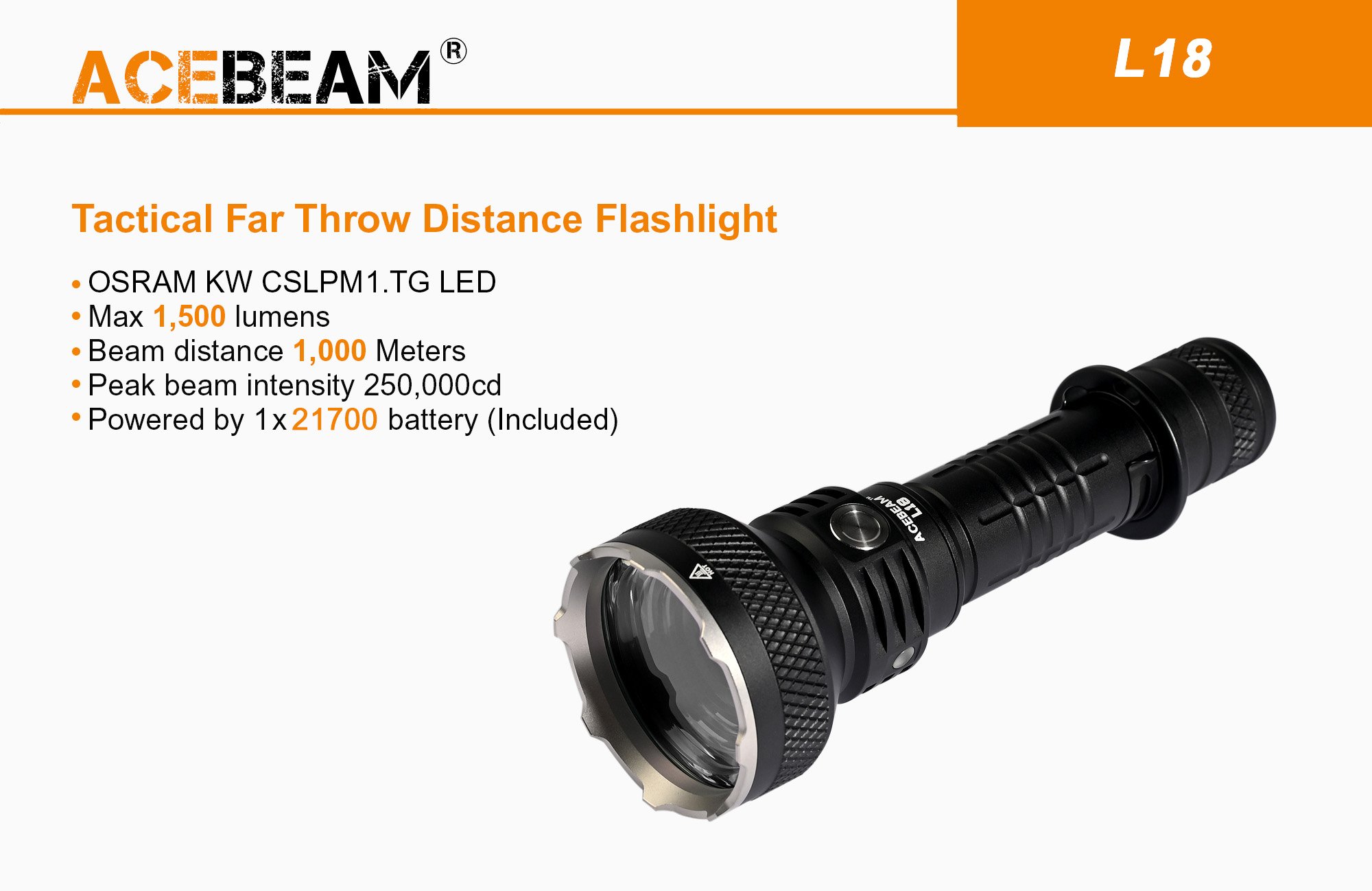 acebeam flashlights