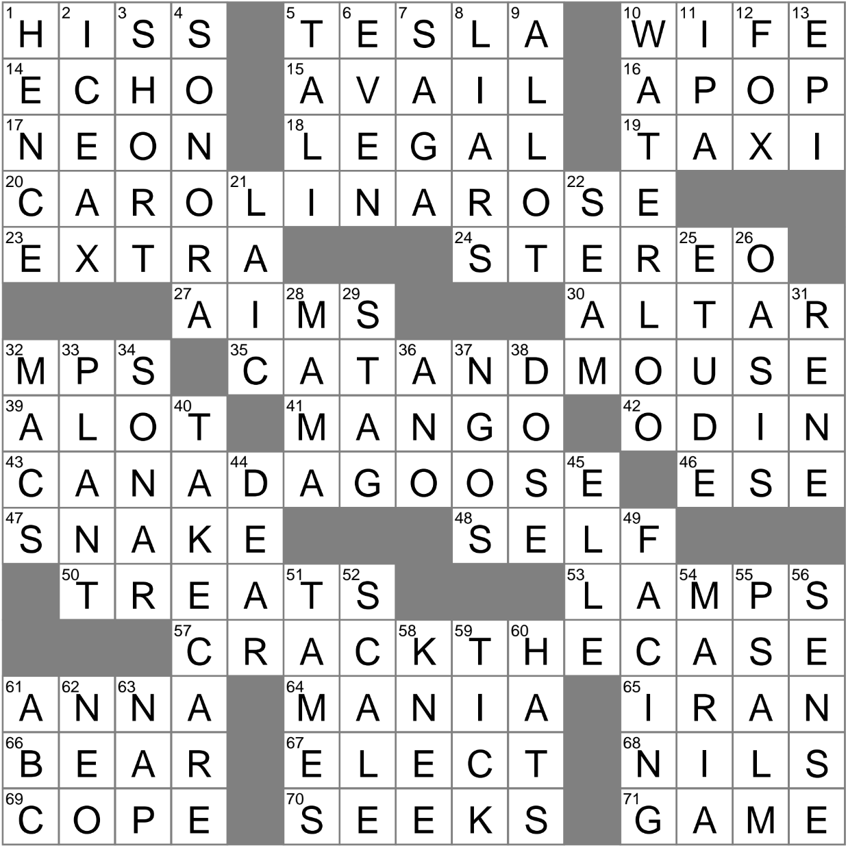 crossword clue friendly