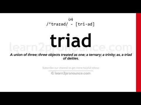 triad pronunciation