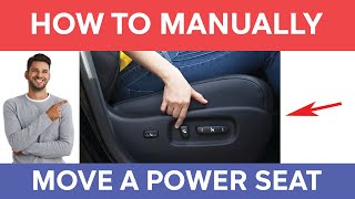 how to manually move a power seat impala