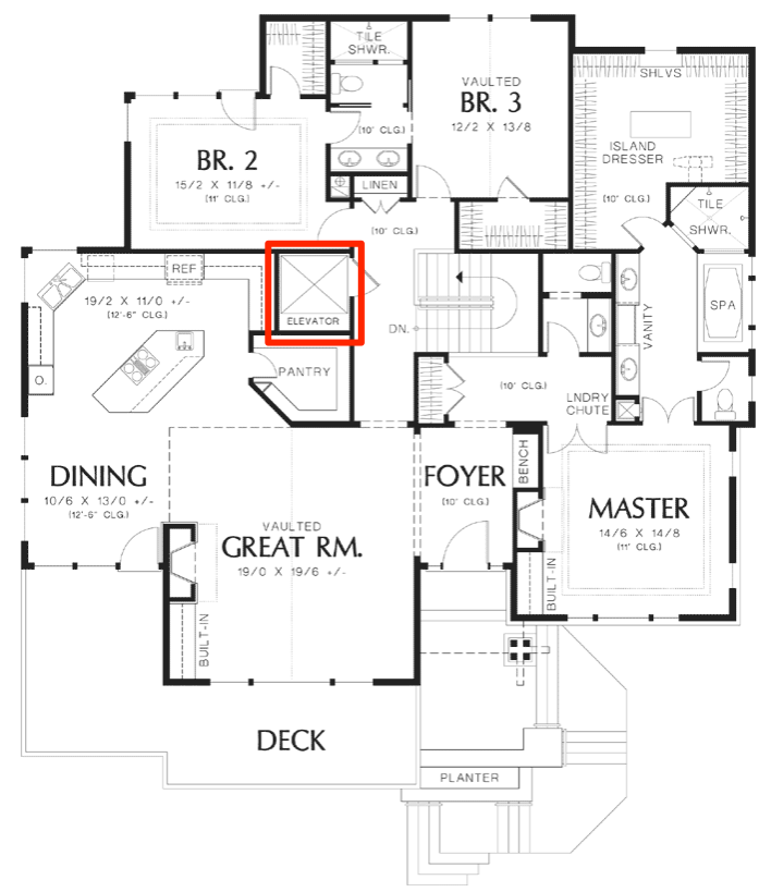 1 floor house plans